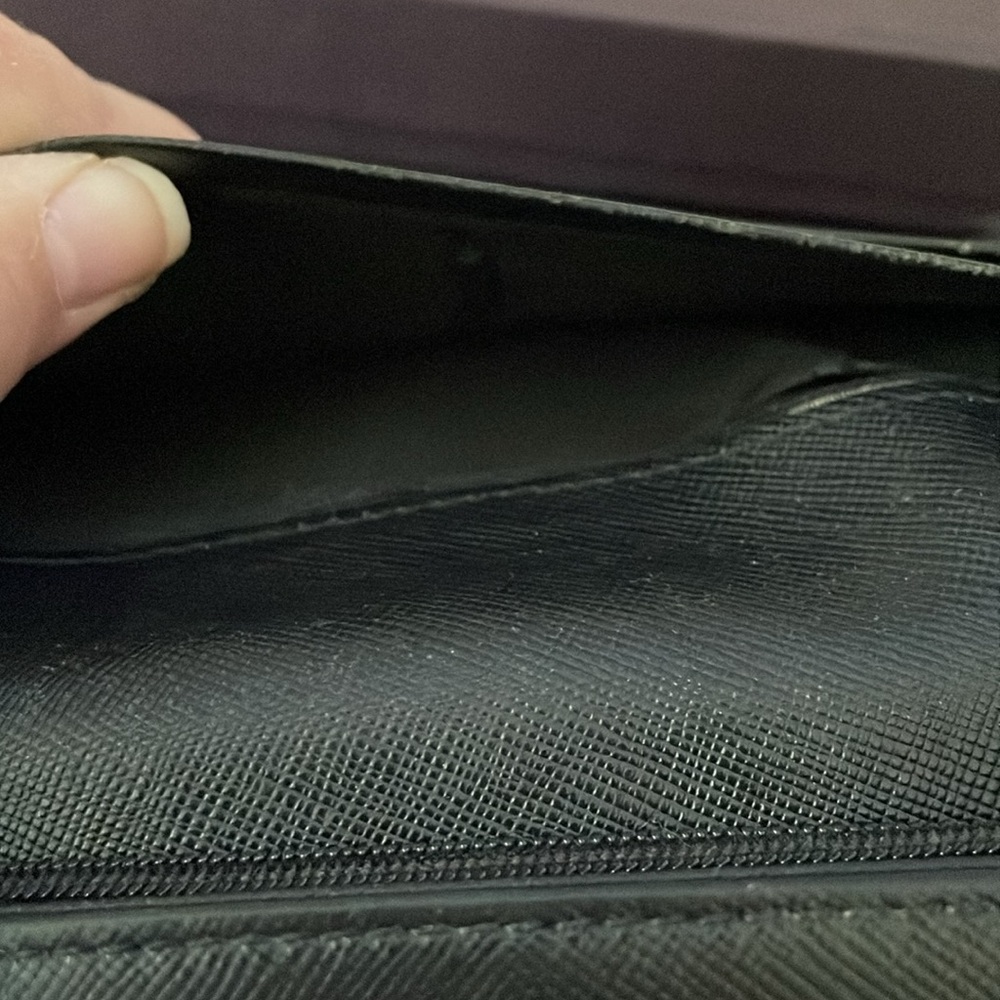 Prada Saffiano Leather Continental Wallet with box and COA - Picture 11 of 16